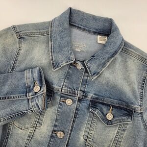 Signature Levi Strauss & Co.‎ Women's Medium Gold Denim Jean Jacket